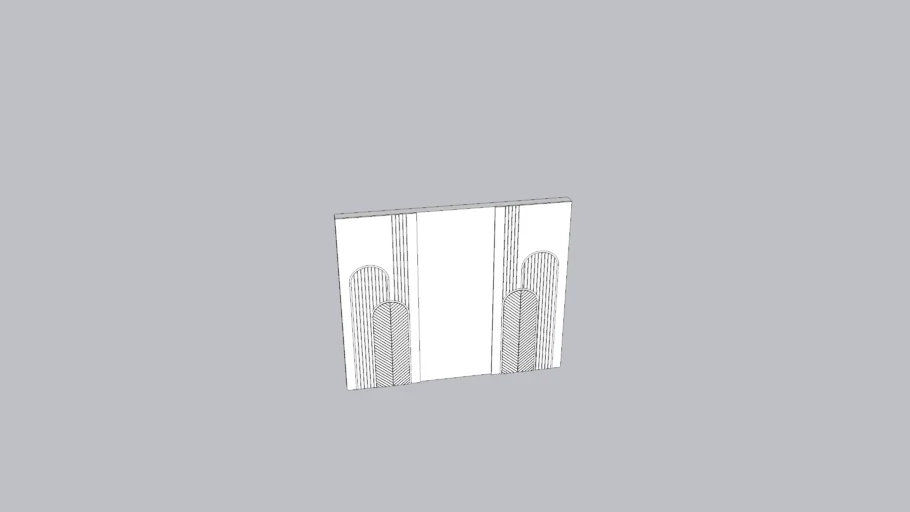 Back Panel Design | 3D Warehouse