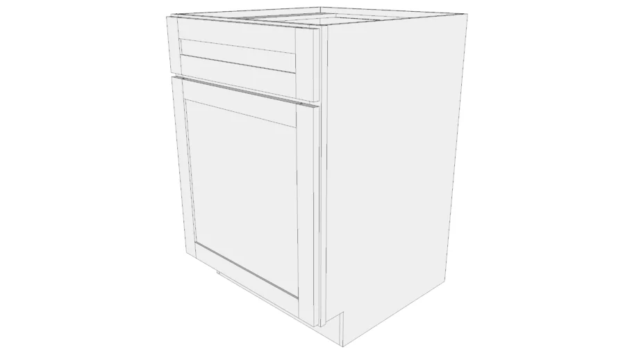 Bayside Base Cabinet B24- One Door, One Drawer