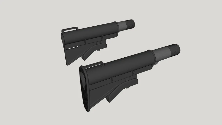 Colt Commando CAR-15 XM-177 stock and brace (N1)