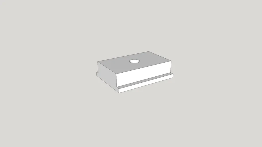 Coulissant aluminium 22-8-M5 — T-track