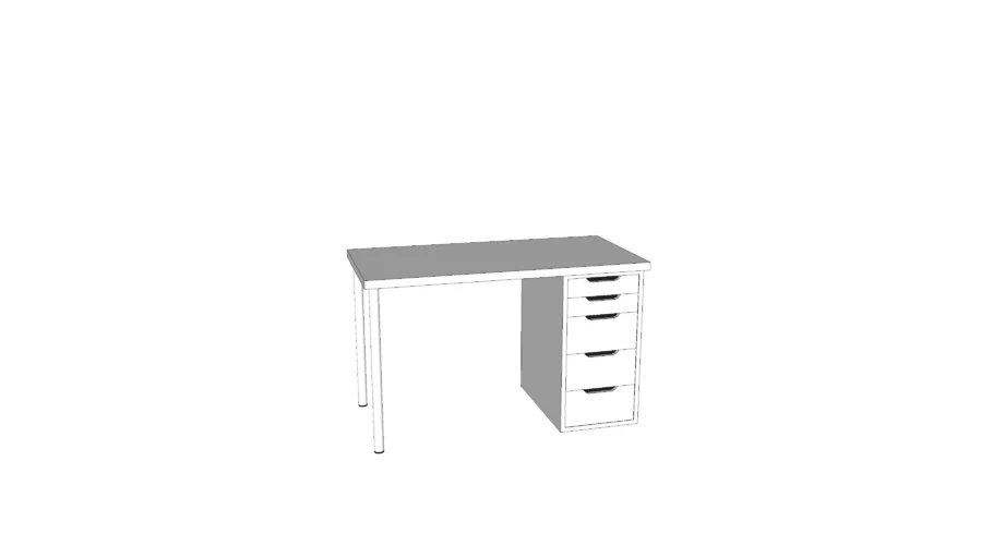 IKEA Desk 120 X 60 LINNMON / ALEX