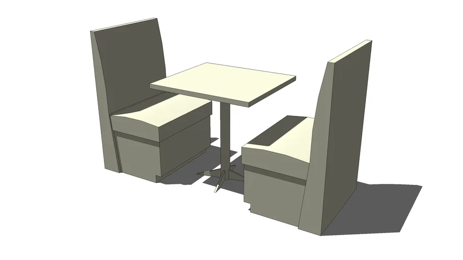 Tableset Booth Seating