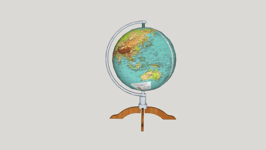 Decoração -  Globo terrestre 