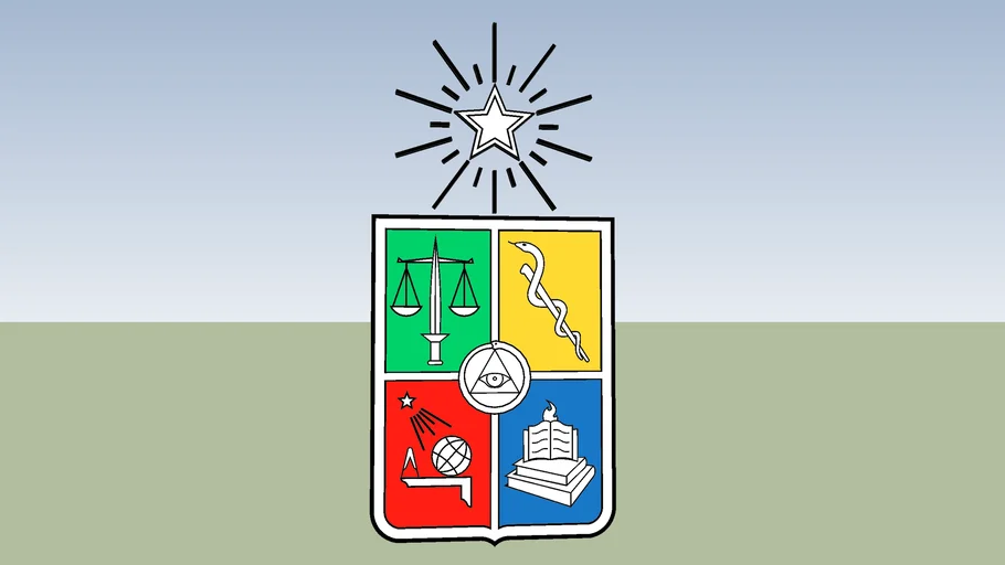 Escudo de la Universidad de Chile (Nueva Versión)