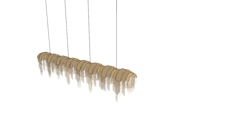 Chain Mail Chandelier