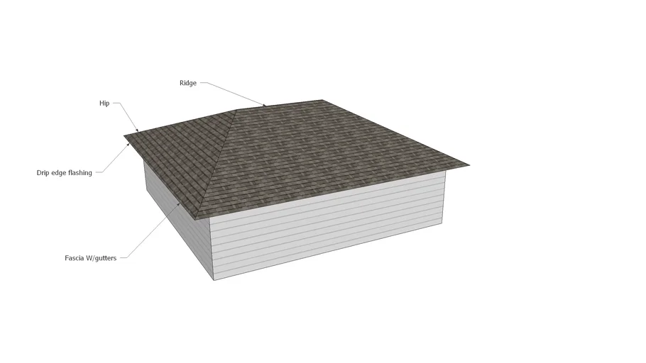 Hip roof