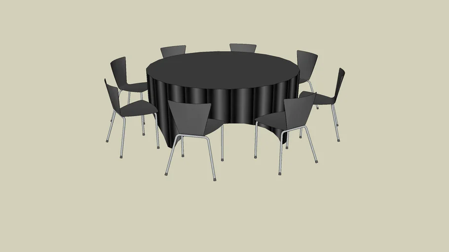 72' Round Stackers (8) | 3D Warehouse