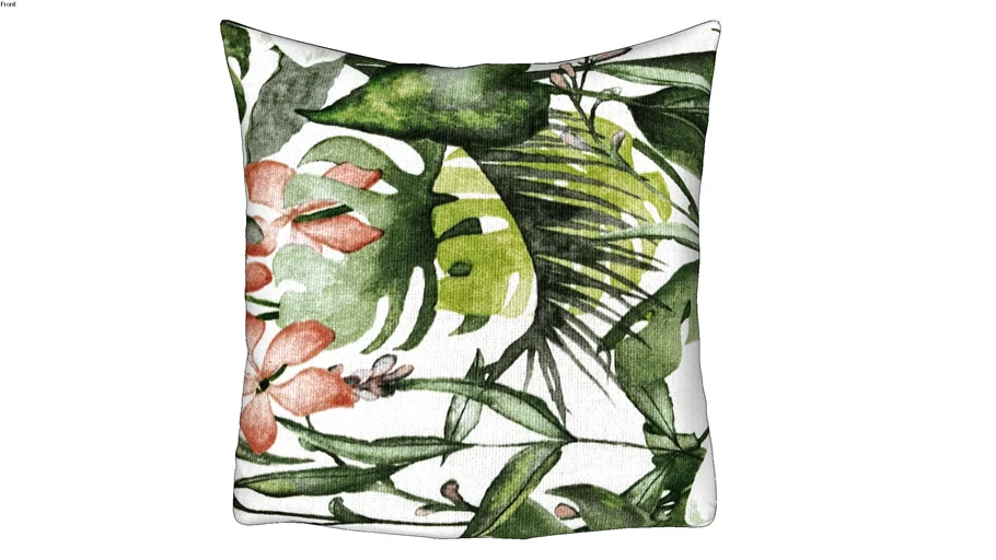 Traditional tropical pillow A