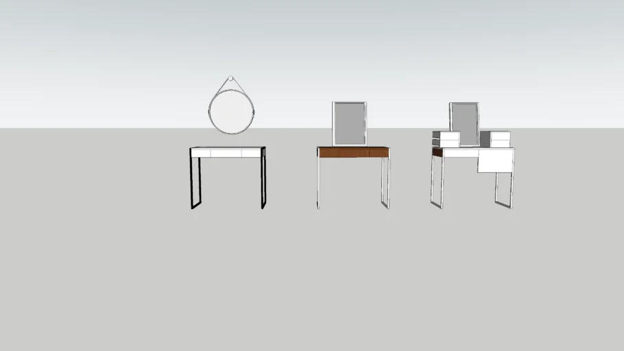 makeup table