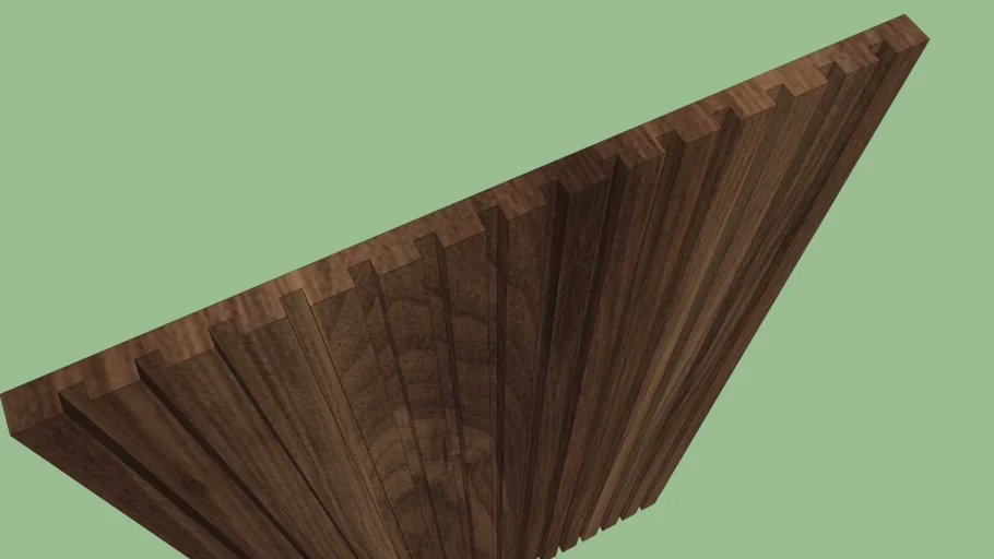 Vertical Wood Slat Wall Panel