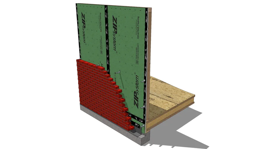 Brick Over ZIP System R-Sheathing