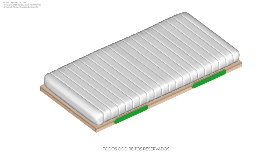 CAMA AUXILIAR SOLTEIRO
