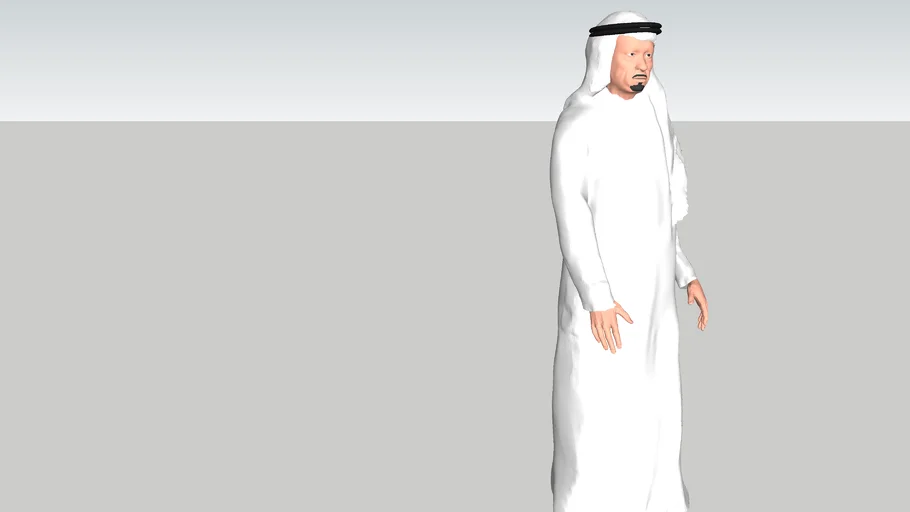 Arab Man 3d