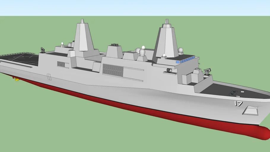 USS San Antonio class amphibious transport dock / サン・アントニオ級ドック型揚陸艦