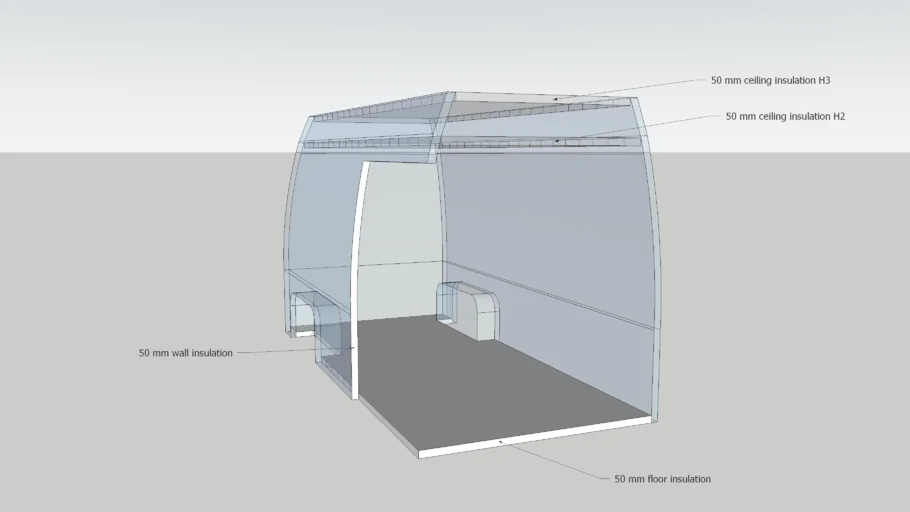 Renault Master L3H3 cargo space