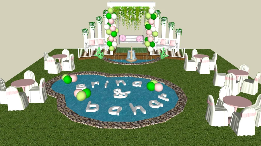 Wedding Backdrop Decoration Outdoor