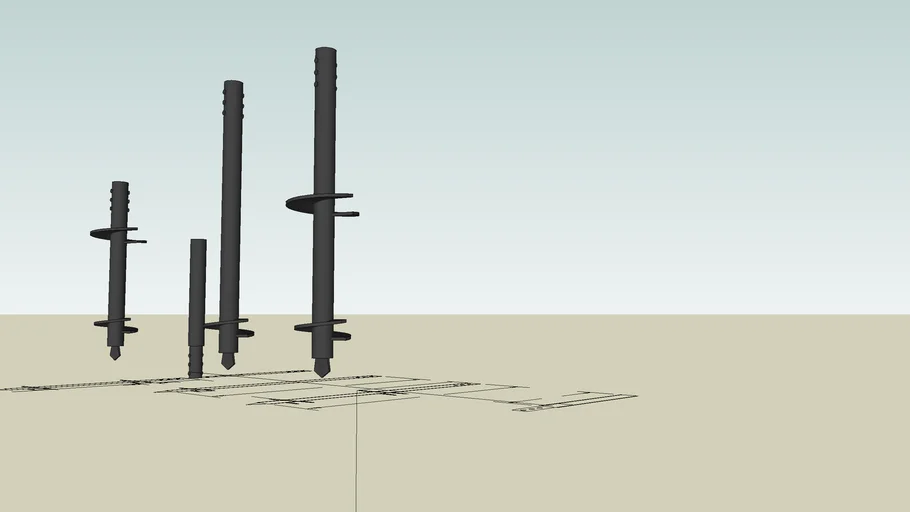 Ram Jack Helical Pile Leads and Extensions 3_500