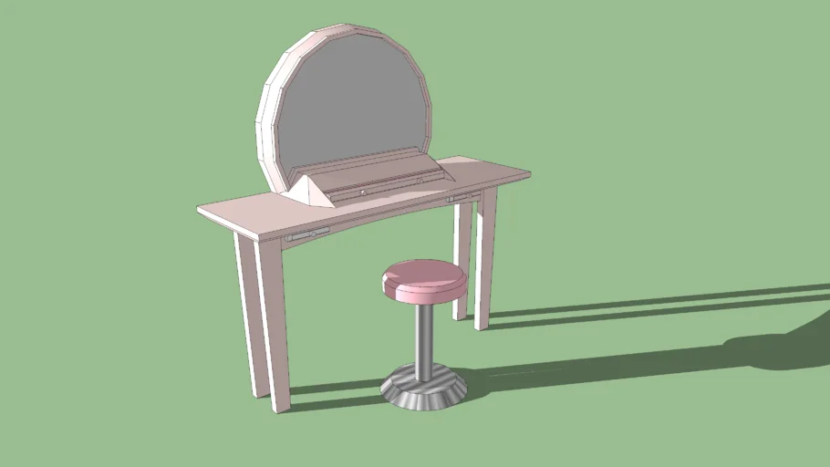 Makeup table