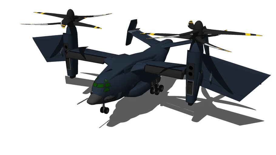 Masamune Shirow Style Tilt Rotor