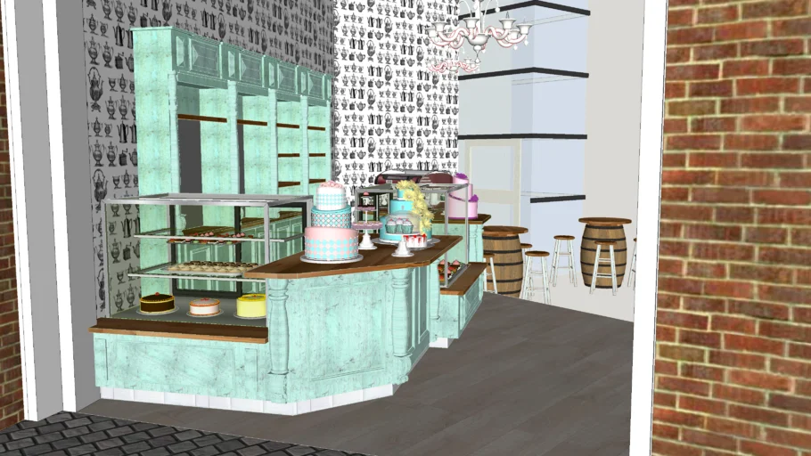Deli Shabby Chic front section