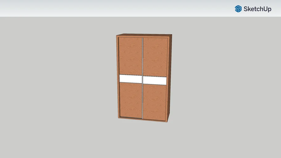Wardrobe with sliding doors
