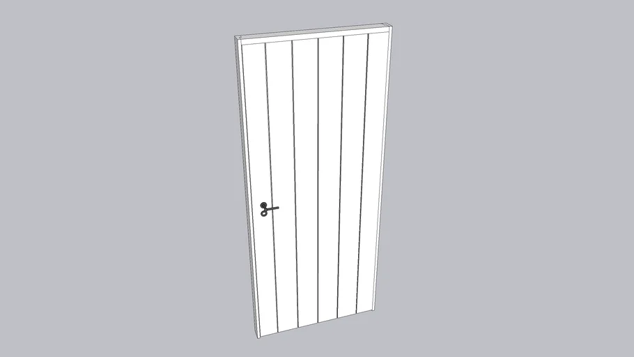 Massieve binnendeur 894mm breed