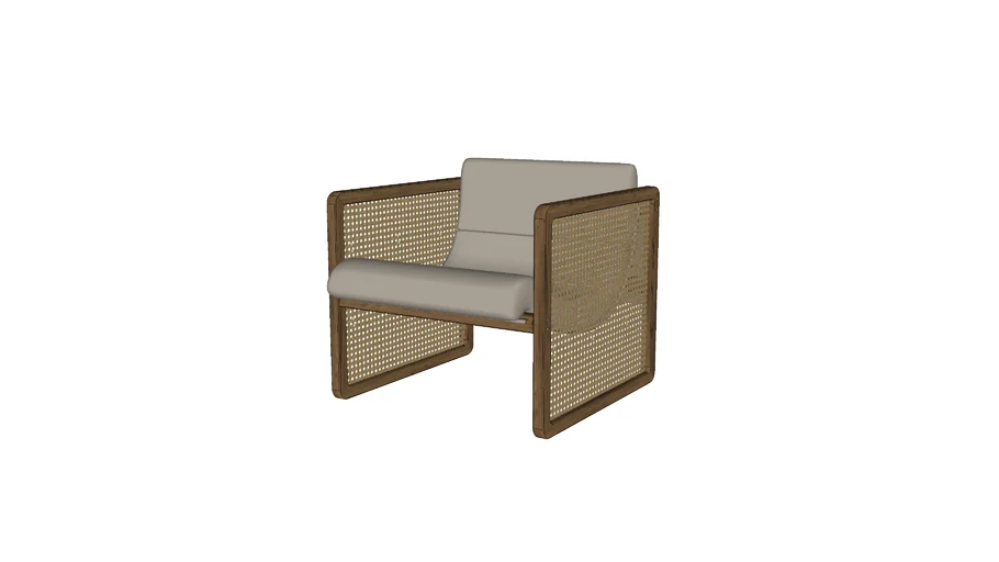 Armchair rattan
