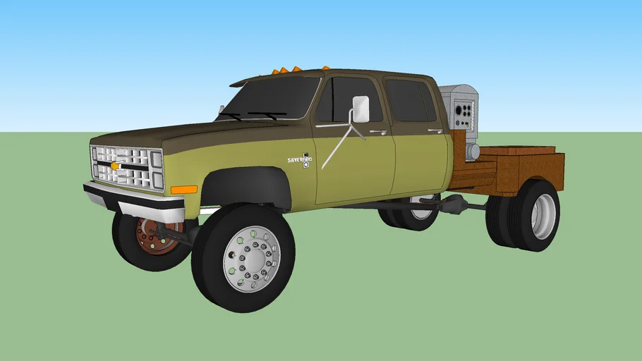 square body chevy 3+3 welding rig