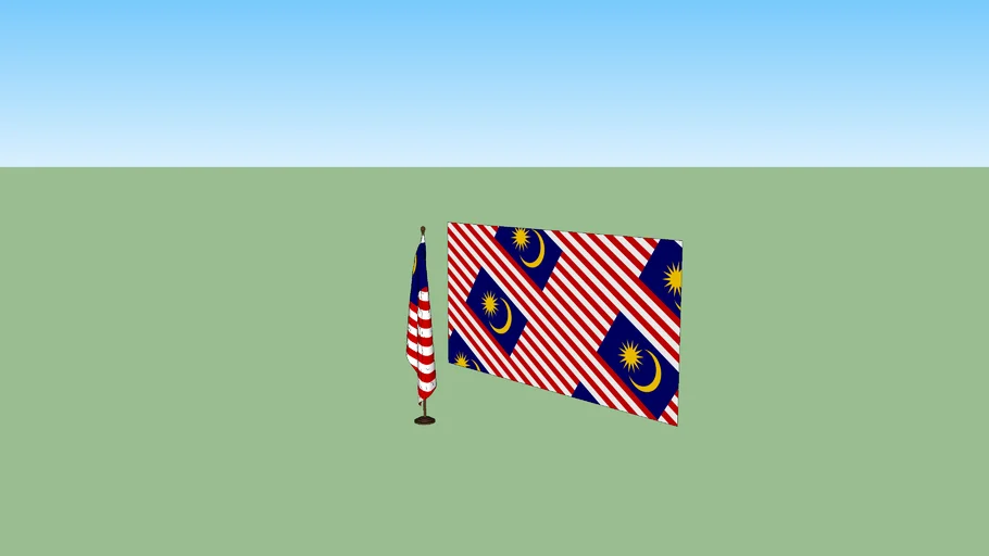 Flag Malaysia table