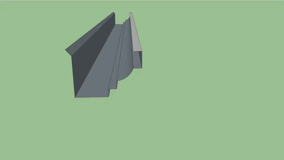 spanish flushing gutter | 3D Warehouse