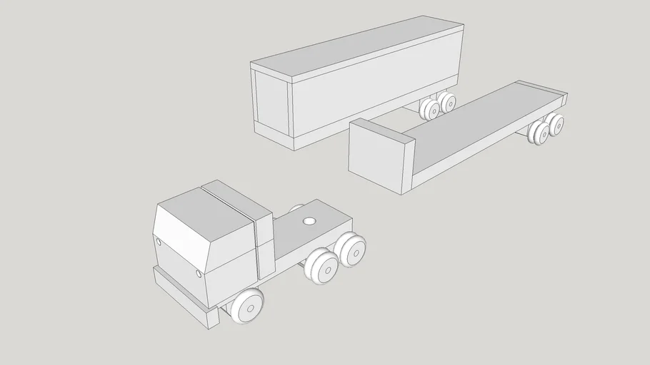 EZ to make Wood Toy Truck Plans
