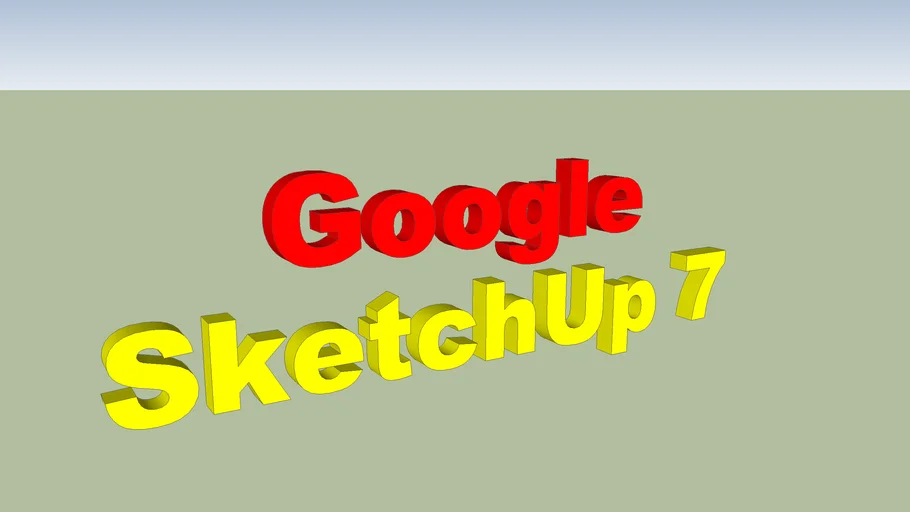 Google SketchUp 7