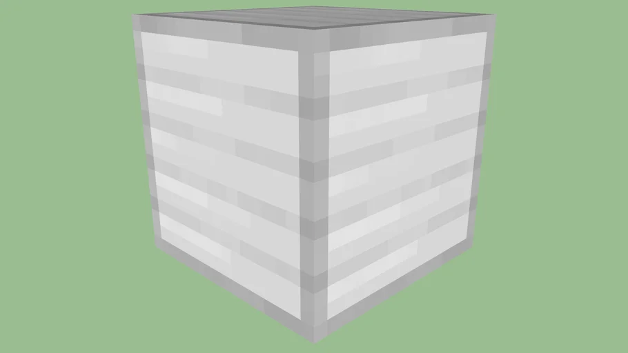 Minecraft Iron Block by Zapperier