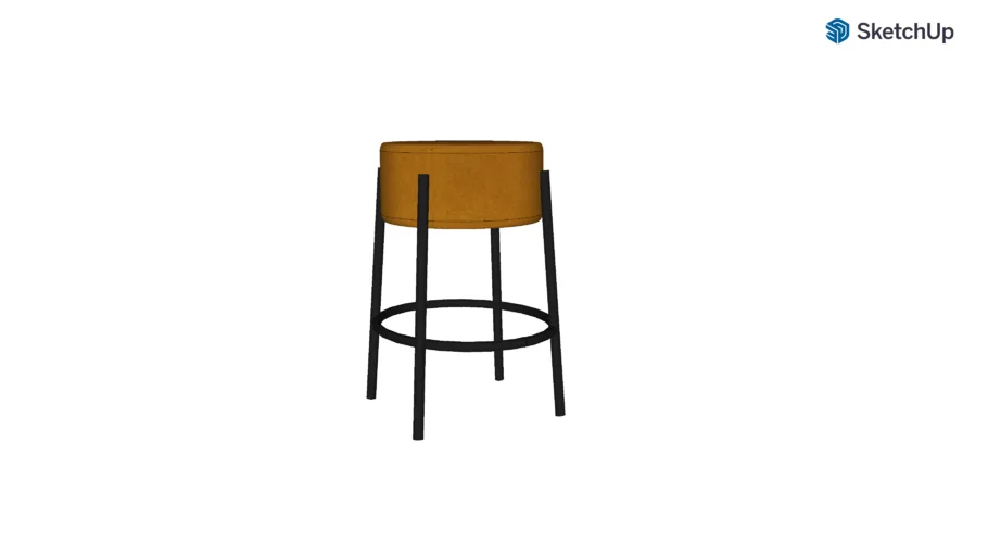 CB2 - Peg Upholstered Counter Stool