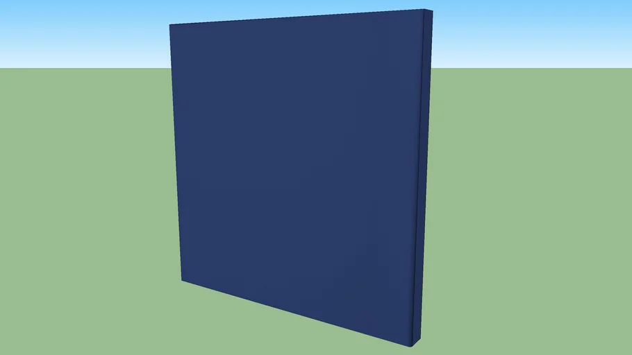 echoshield™ Standard 2' x 2' x 2" Acoustic Panel - Blue Diamond Weave
