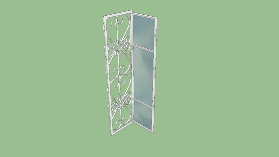 Janela com grade, windows