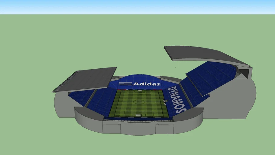 My created team (dynamos) football stadium