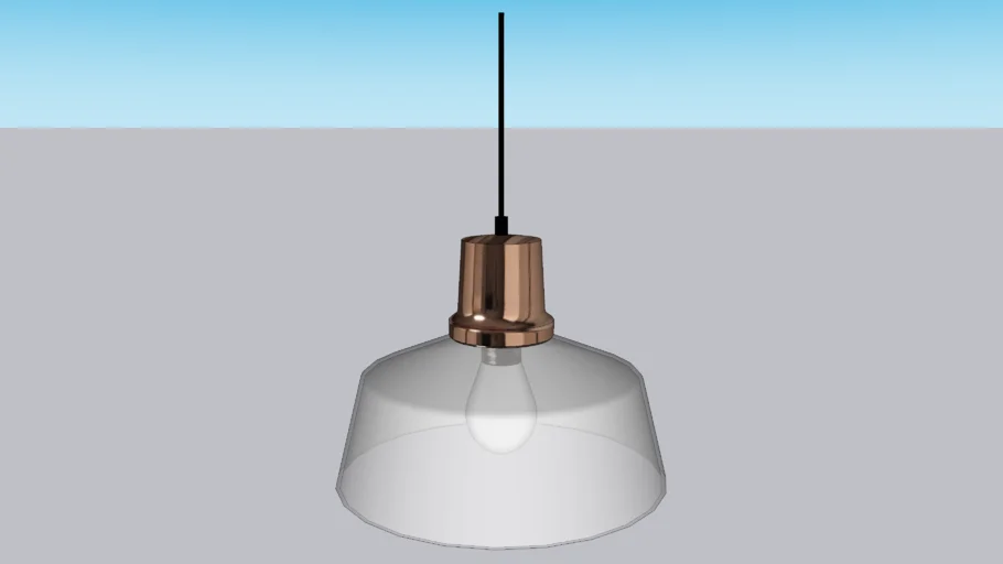 Suspension en verre et métal cuivré D 30 cm CHYPRE, Maisons du monde, ref : 154769, prix : 89,99 €