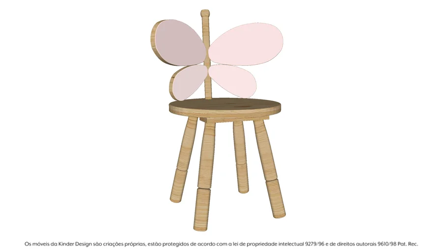 Cadeira Libelula Formica Infantil- Kinder Design