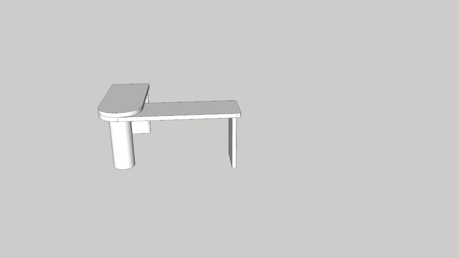 Pottery Barn - Cayman L-Shape Rotating Desk