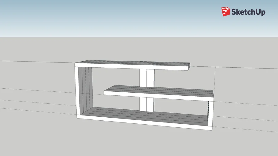 2X4 TV Console