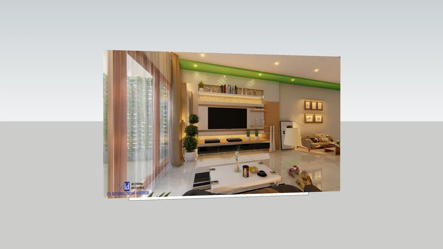 Partisi TV , Render lumion 8