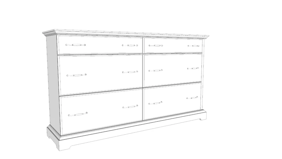 IKEA Birkeland Chest of 6 Drawers