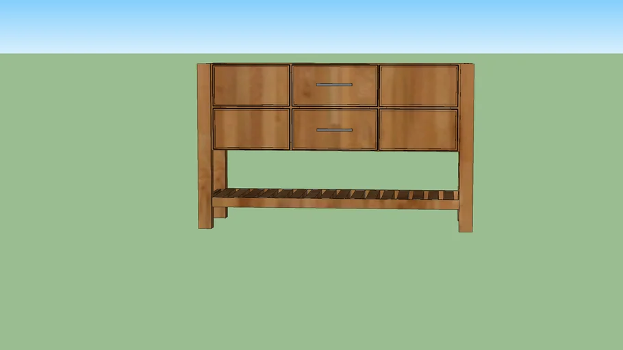 Furniture Style Double Vanity