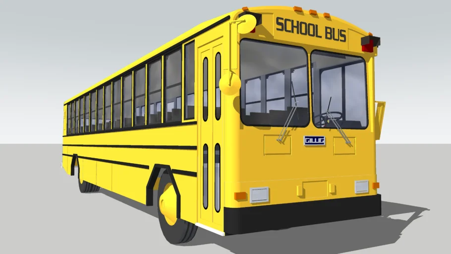 1986-1993 Gillig Phantom Transit Coach School Bus (40-foot)