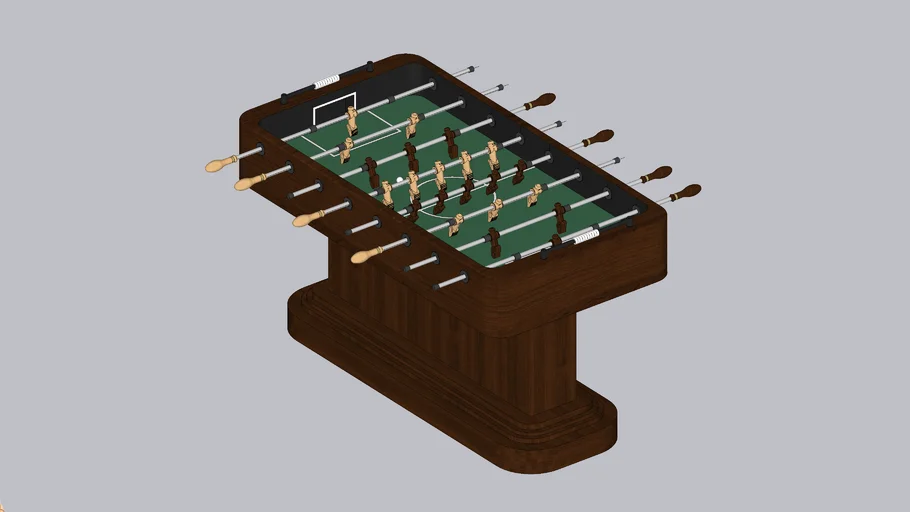 Foosball table (classic woodworking style)