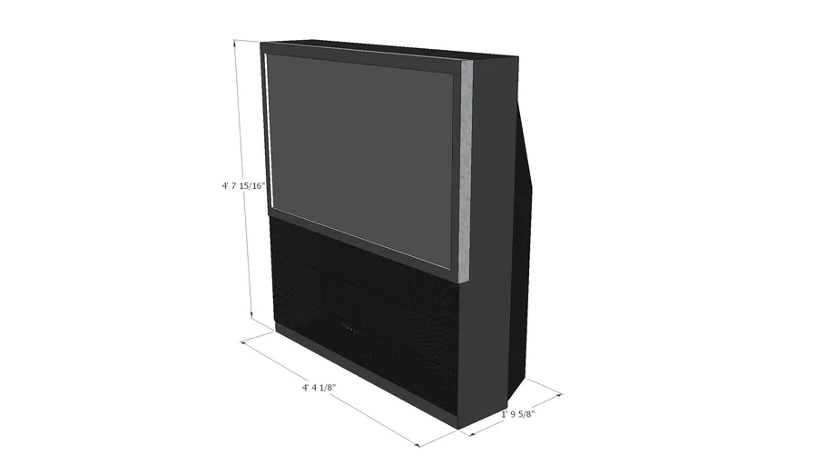 Toshiba 57H81 HDTV - scale