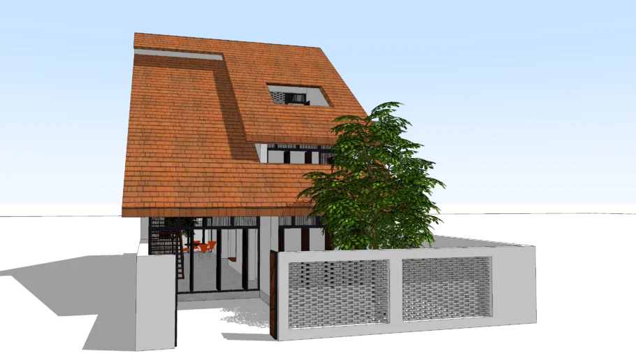 Tile Roof House