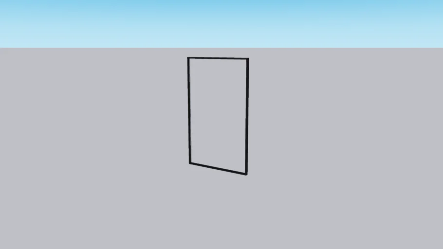 Plain Floor to Ceiling Window - Rectangle