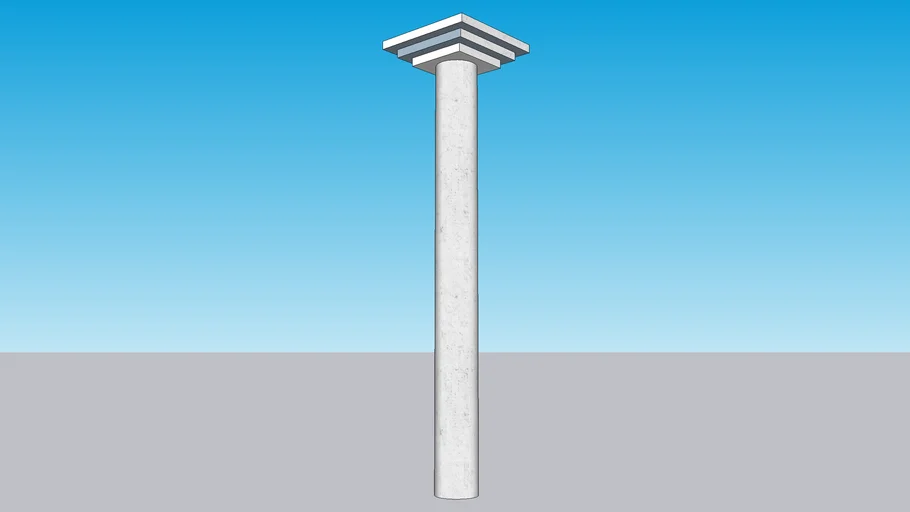 Columna con capitel
